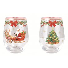 Комплект 2 чаши за вода 500мл Christmas Heritage